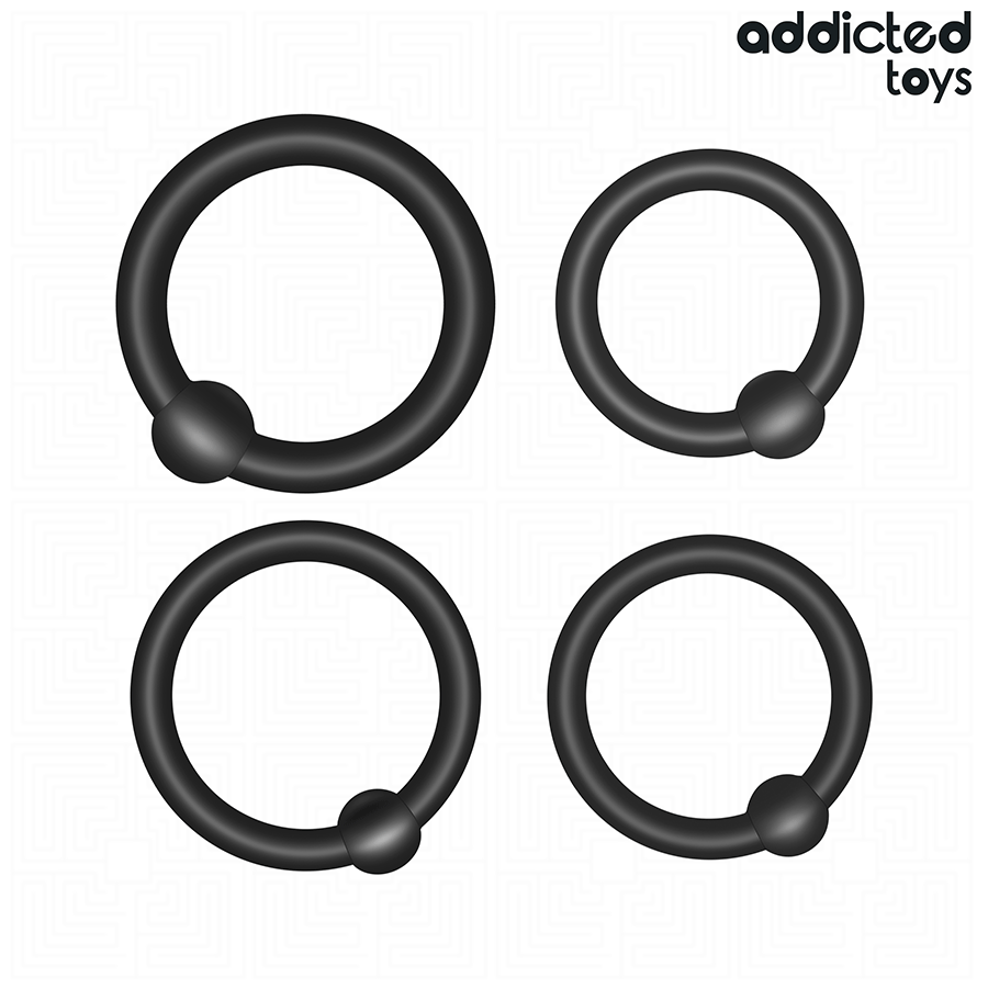 ADDICTED TOYS - Pressure Silicone Cock Ring Set