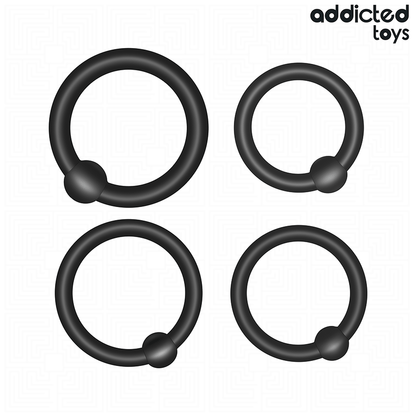 ADDICTED TOYS - Pressure Silicone Cock Ring Set