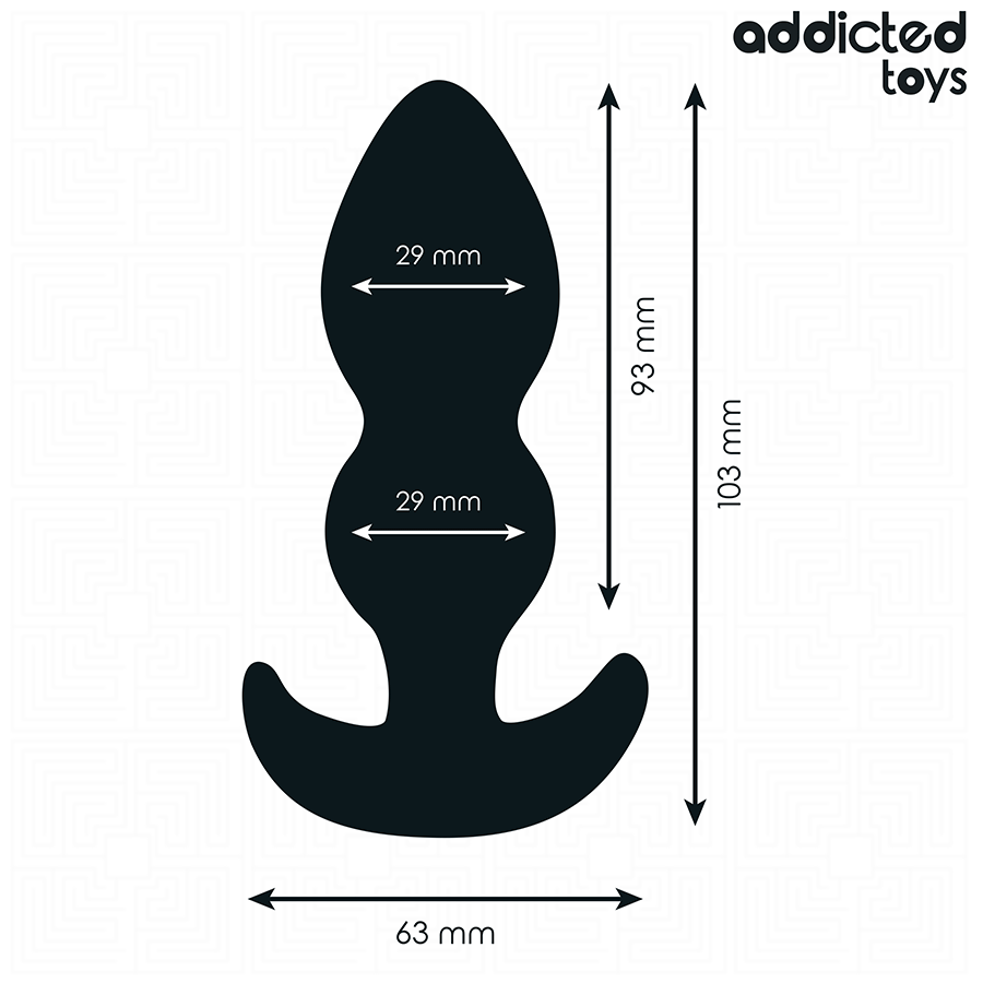ADDICTED TOYS - Silicone anal plug (10.3 cm)