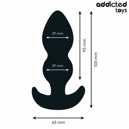 ADDICTED TOYS - Silicone anal plug (10.3 cm)