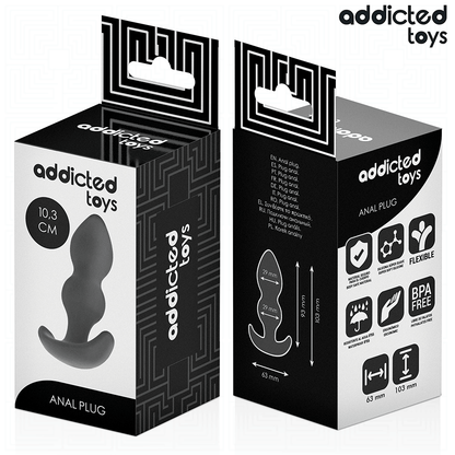 ADDICTED TOYS - Silicone anal plug (10.3 cm)