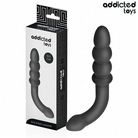 ADDICTED TOYS - Divpusējs silikona anālais stimulators 16.5 cm