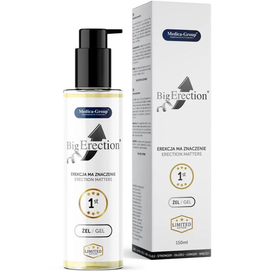 BigErection – erekcijas stimulējošs gels ar žeņšeņu un augu ekstraktiem (150 ml)