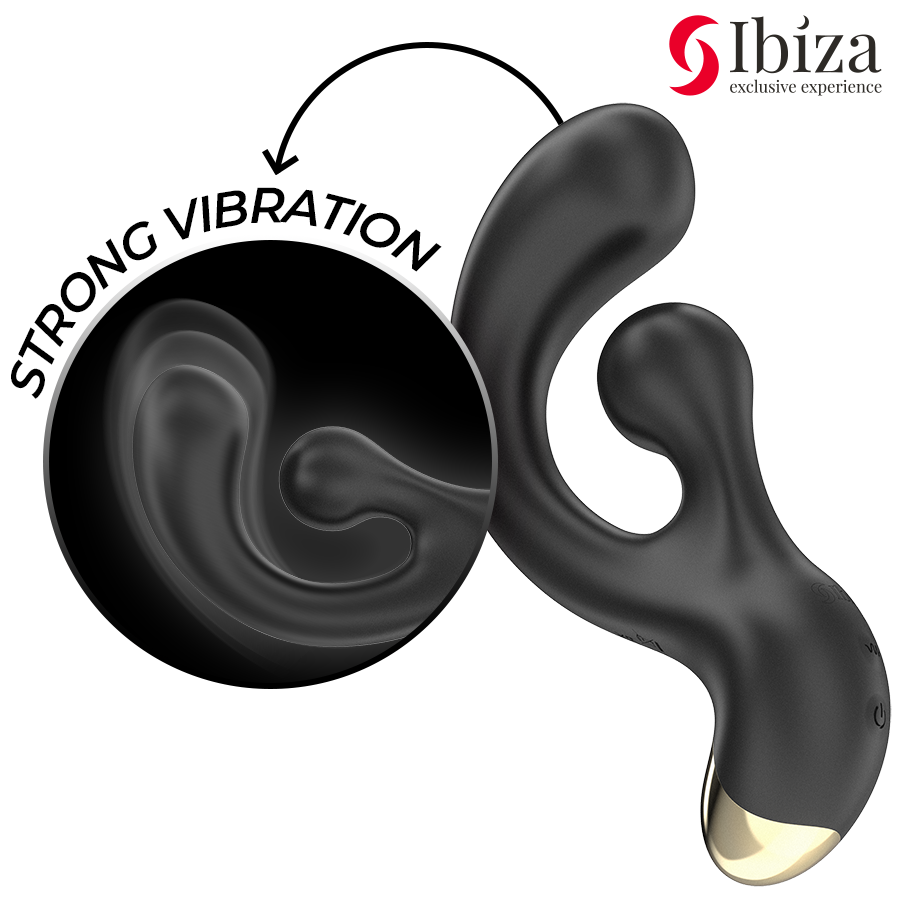 IBIZA Vibrējošs un Rotējošs G-punkta Stimulators ar 2 Motoriem