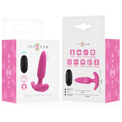 INTENSE – ROSS vibrating anal plug (11 cm)