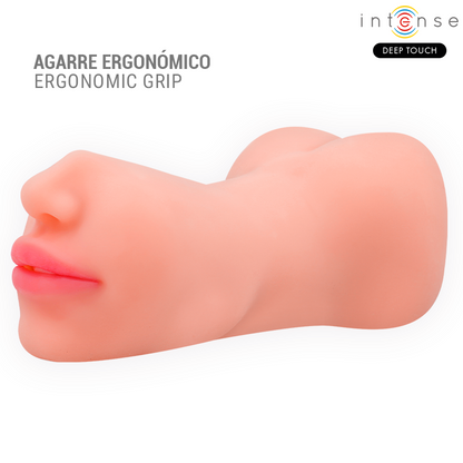 INTENSE DEEP TOUCH Riley Dubultais Mutes un Vagīnas Masturbators 800g