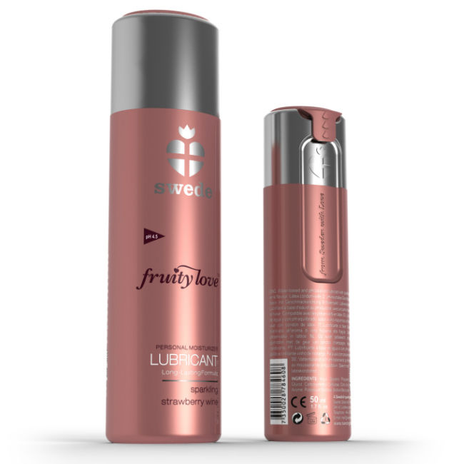 SWEDE - Premium lubrikants dzirkstošais zemeņu vīns (50 ml)