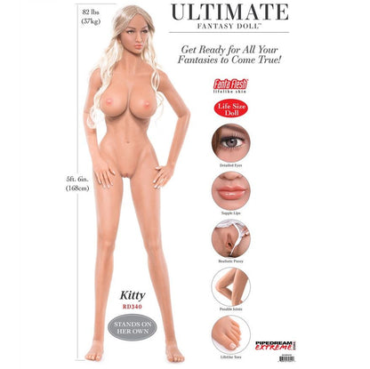 Doll Kitty - Full Size Realistic Doll Masturbator 163 cm - 37 kg