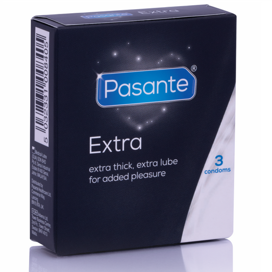 PASANTE - EXTRA THICK prezervatīvi 3 gab