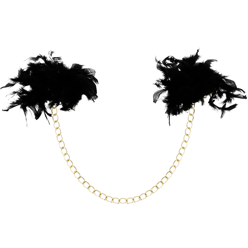 COQUETTE CHIC DESIRE - Exclusive handcuffs with feathers