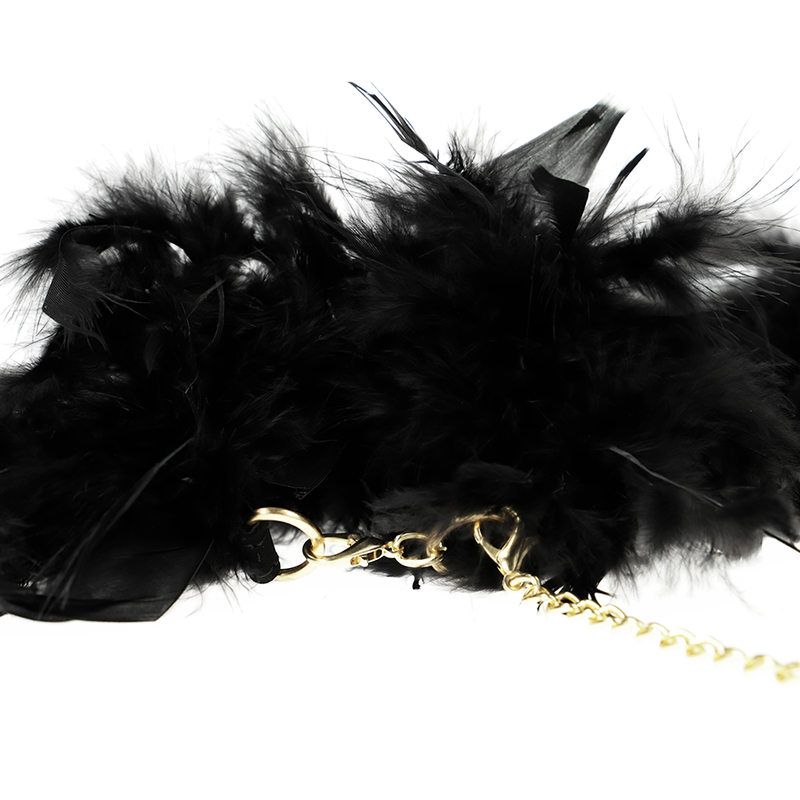 COQUETTE CHIC DESIRE - Exclusive handcuffs with feathers