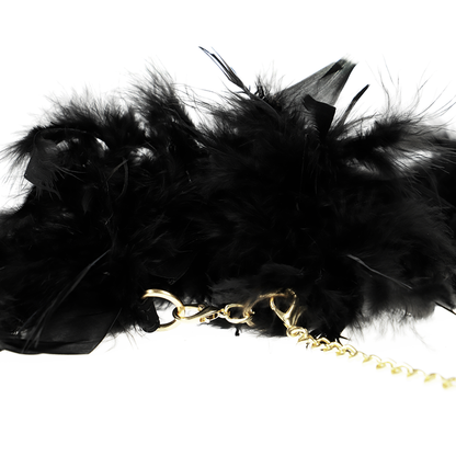 COQUETTE CHIC DESIRE - Exclusive handcuffs with feathers