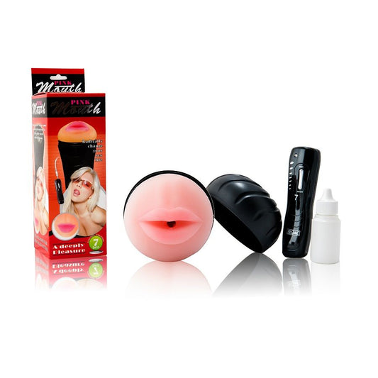 BAILE - reālistisks mutes masturbators ar vibratoru (7 vibrācijas)