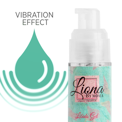 LIONA BY MOMA - Šķidrais vibrators libido gels 15 ml