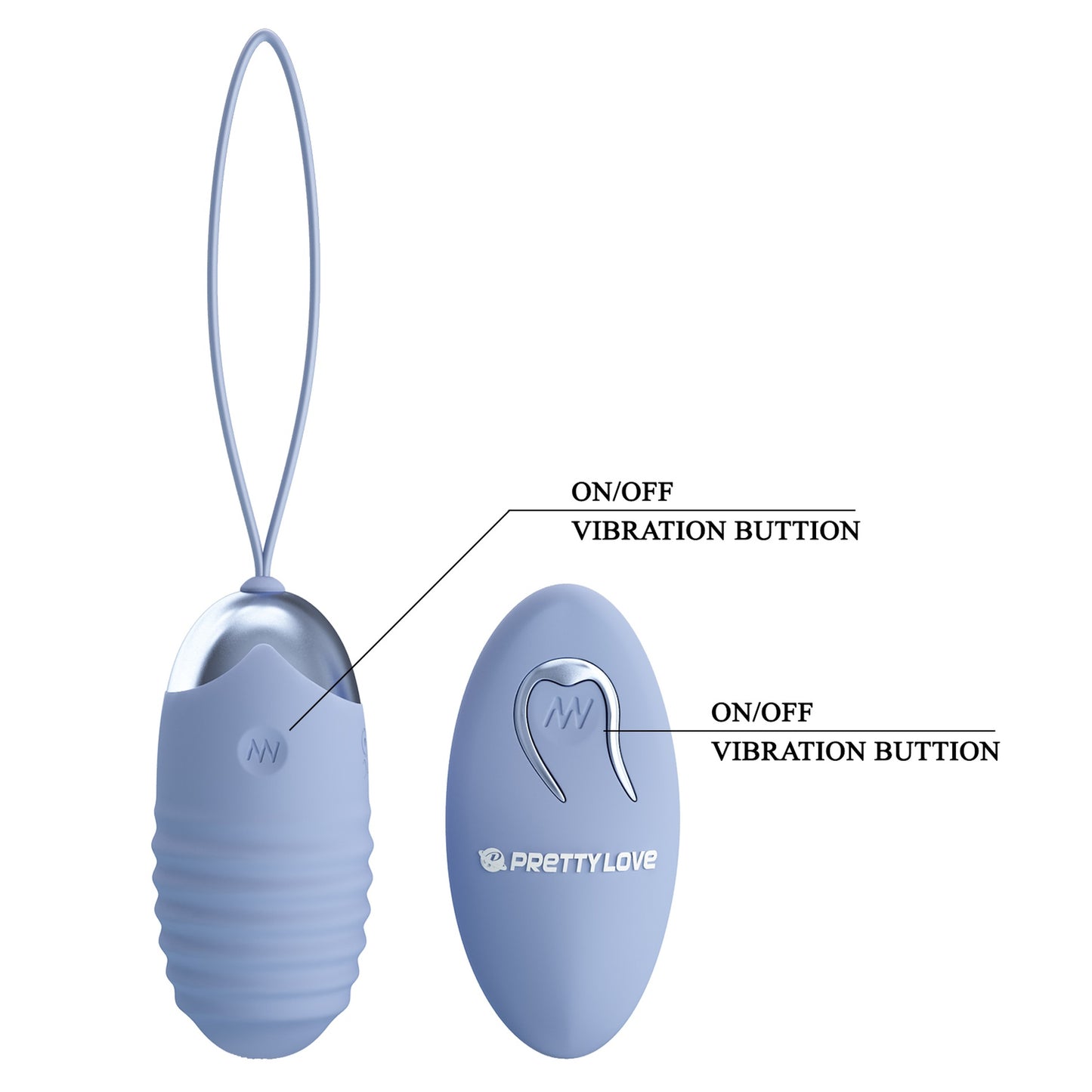 Виброяйцо с пультом ДУ PRETTY LOVE Jessica Dream Chaser