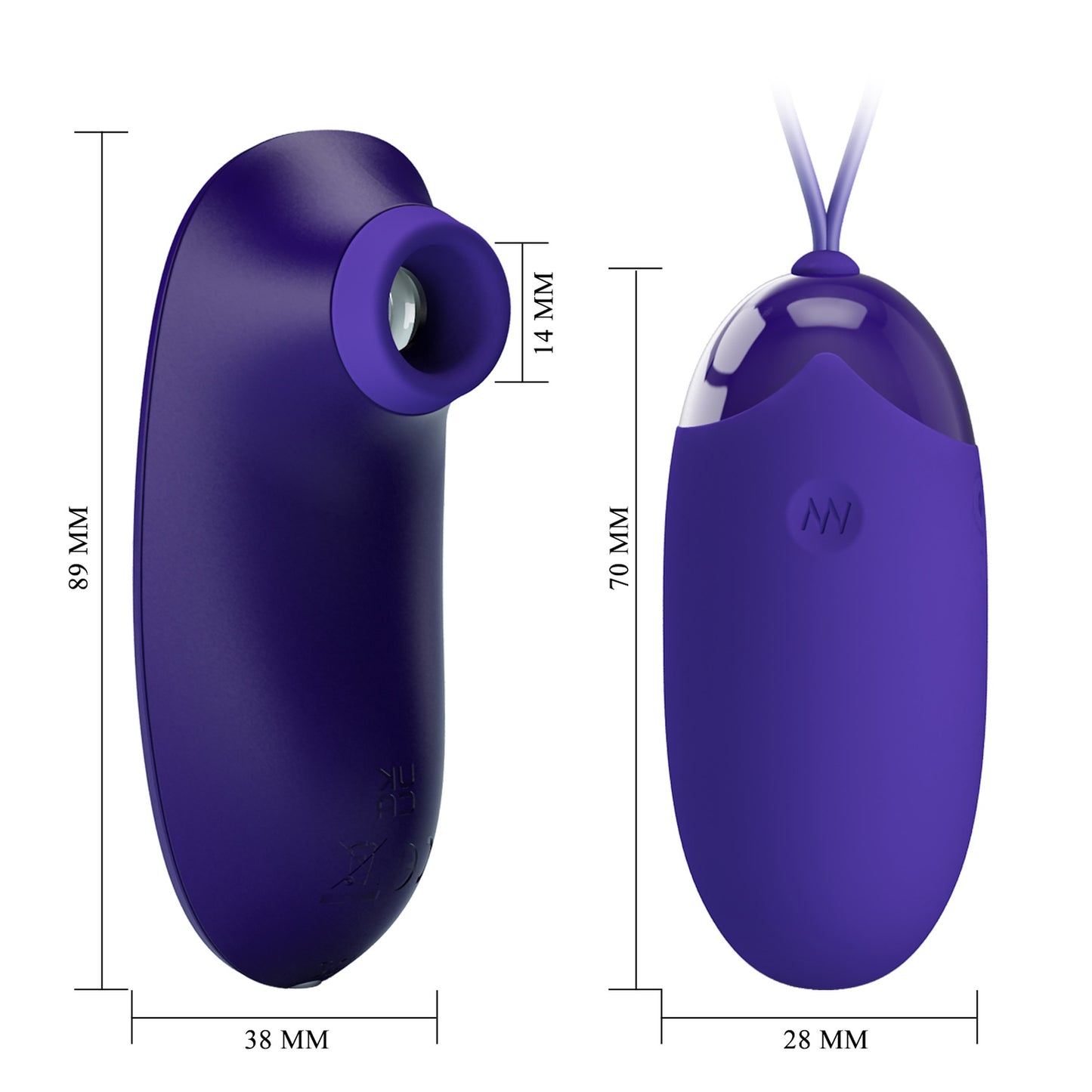 Vibroola un klitora stimulators PRETTYLOVE Orthus Youth