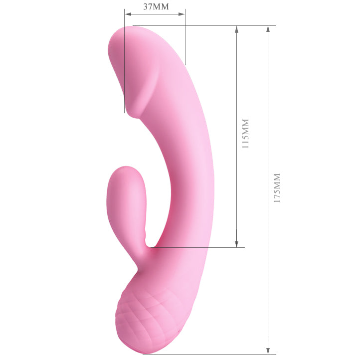 PRETTY LOVE Ron - Premium klases elastīgs smart vibrators (12 režīmi)