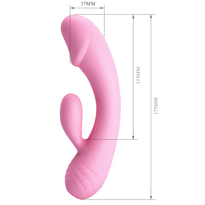 PRETTY LOVE Ron - Premium klases elastīgs smart vibrators (12 režīmi)