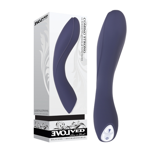Evolved Coming Strong Blue — вибратор премиум-класса с турбо-функцией (12 режимов)