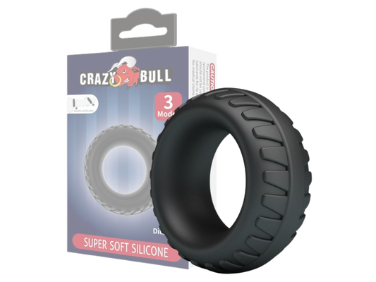 CRAZY BULL Dilson silikona erekcijas gredzens