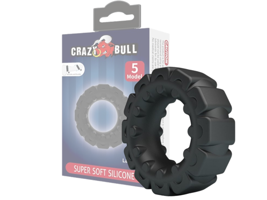 CRAZY BULL Laiden silikona dzimumlocekļa gredzens