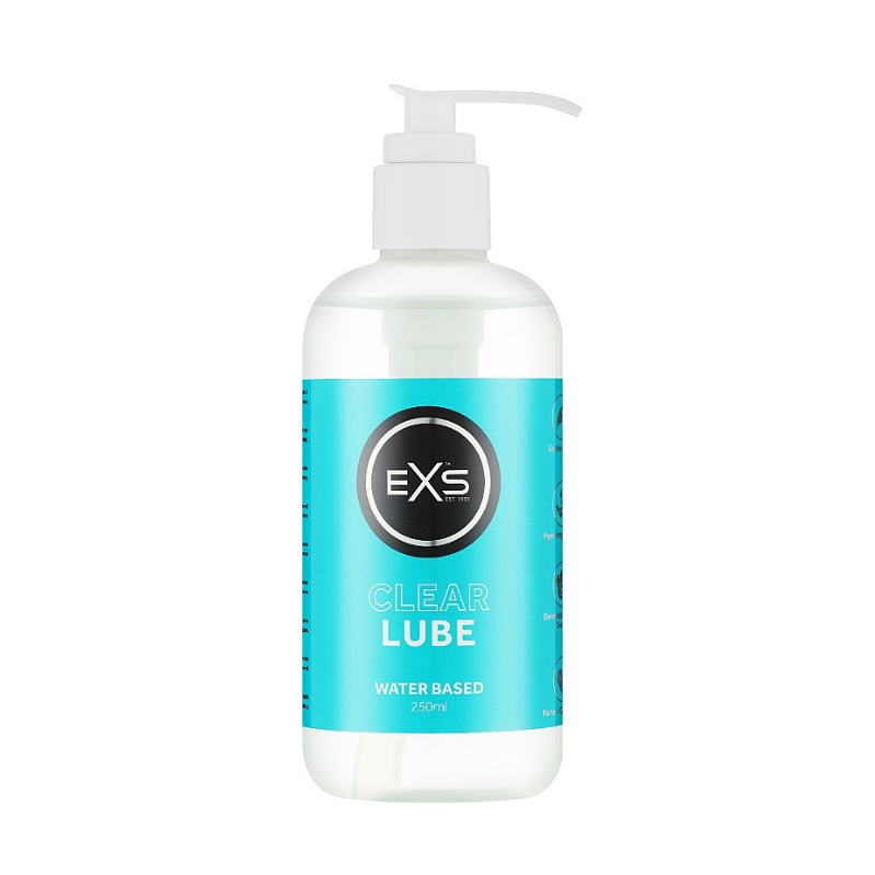 Ūdens bāzes lubrikants bez smaržas – EXS Clear Lube (250 ml)