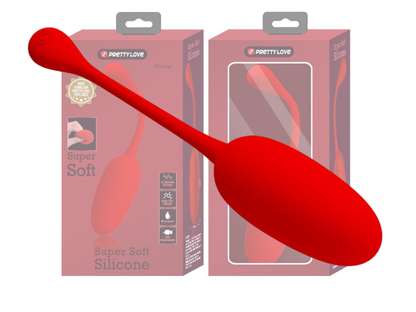 Silikona vibroola (uzlādējama, 12 režīmi) – PRETTY LOVE Knucker Sarkana