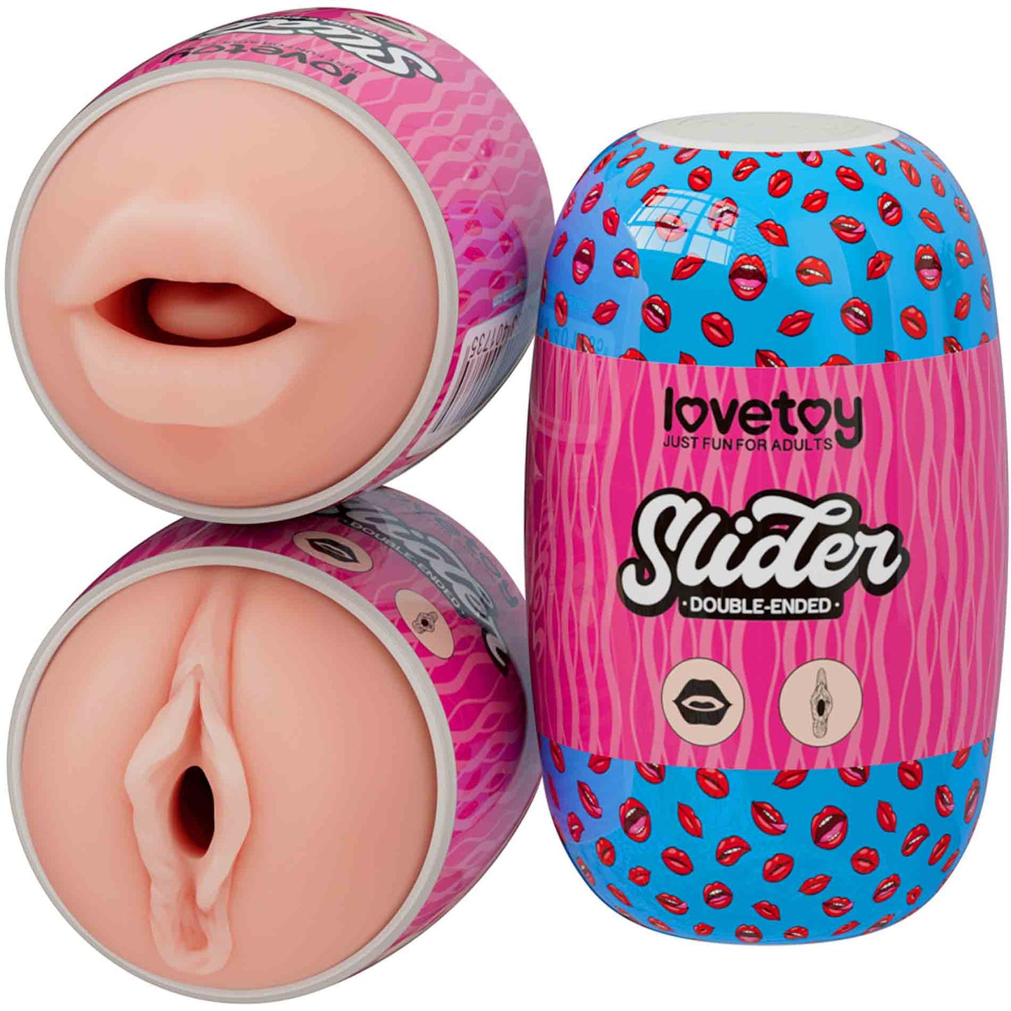 Divpusējs masturbators (Mute/Vagīna) LOVETOY Slider